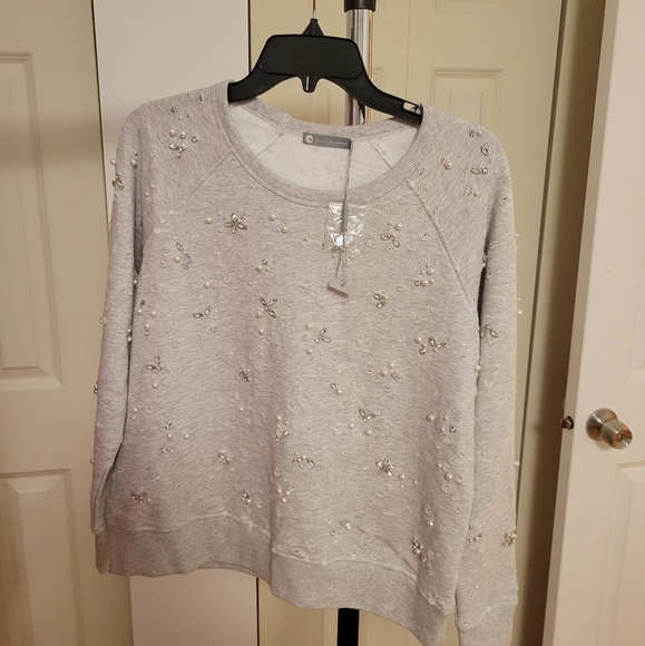 IN 2 by CASHMERE Embellished Raglan Sleeve Sweater - Picture 4 of 10